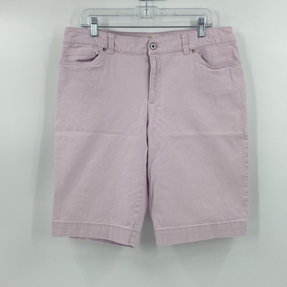 Izod stretch 5 pocket cotton spandex blend jean shorts size 16